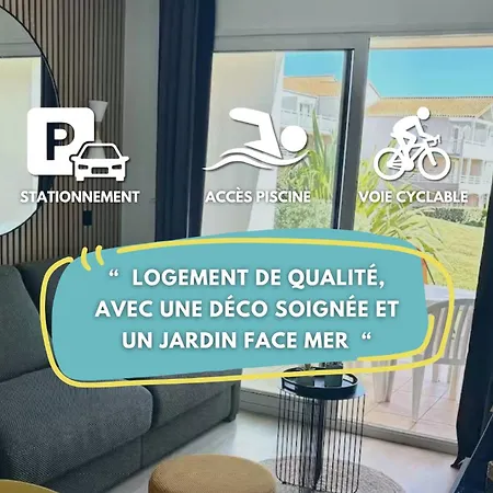 Garden&sea - 2-4pers - Piscine Et Jardin Vue Apartment Les Sables-d'Olonne